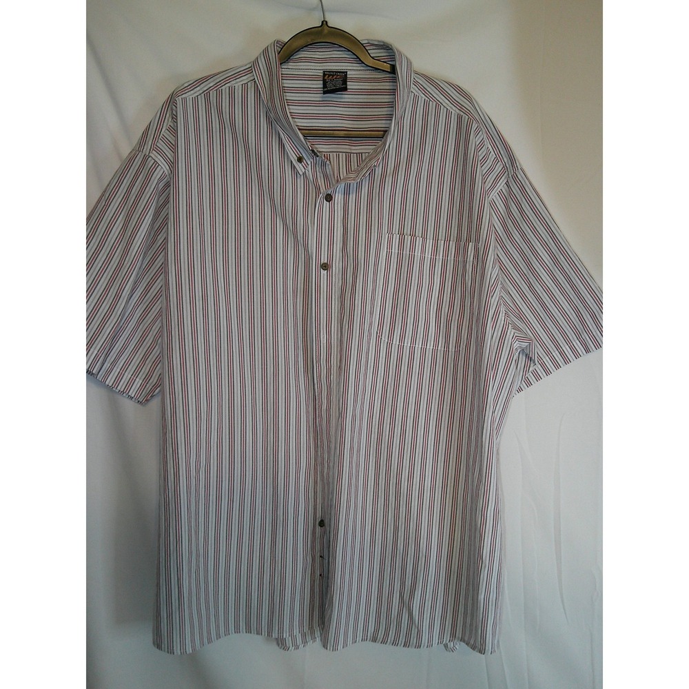 Walnut Creek 3XL‎ Western Mens Striped Short Sleeve Button Down Shirt Casual